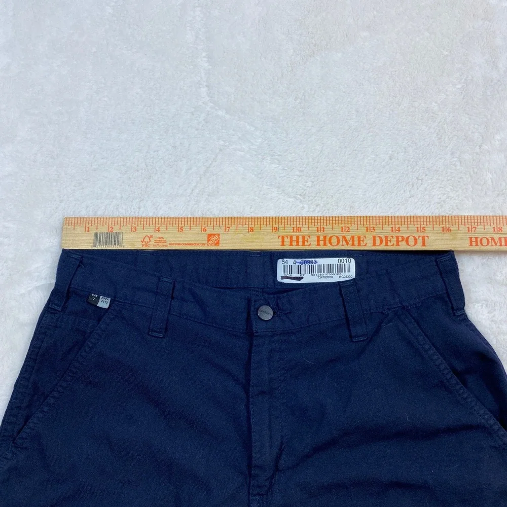 Carhartt Flame Resistant Work Pants NFPA 2112 Relaxed Fit Blue 32x30 - Picture 7 of 16